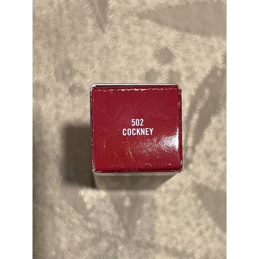 MAC Lustre Lipstick Red Cockney 502 Full Size New in Box